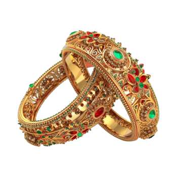 Indian Gold Bengals on Transparent Background png