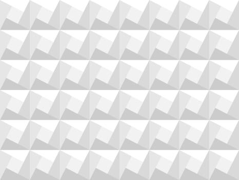Modern seamless geometric pattern. White and gray decorative shape repeatable background. Squared stylish tile block texture vector