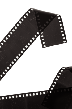film strip transparent.film frame with white space. png