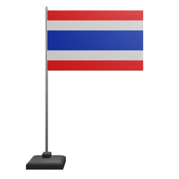 3 D illustration Thailand Flag icon png