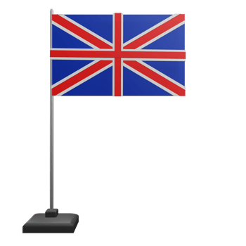 3 D illustration United Kingdom Flag icon png
