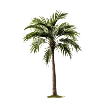 palm tree on transparent background png