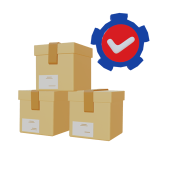 3 D illustration of Quality check icon png