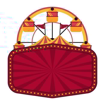 Carnival Fun Fair Banner vector