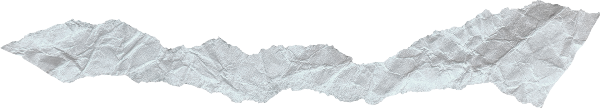 White Ripped Crumpled Paper Piece png