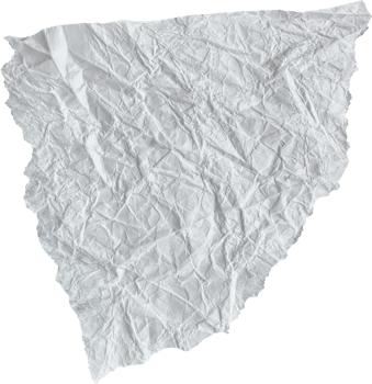 White Ripped Crumpled Paper Piece png