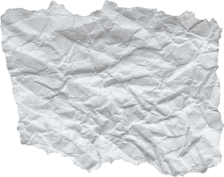 White Ripped Crumpled Paper Piece png