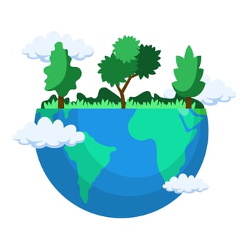 Earth Day Illustration vector