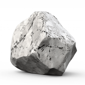 a rock on a transparent background with a black spot png