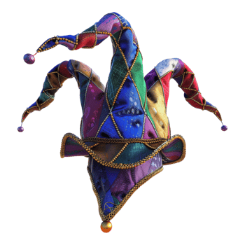 Joker Hat on Transparent Background png