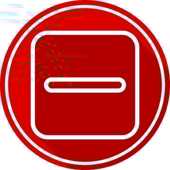 Substraction Icon Design vector