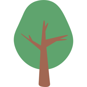 Cute tree illustration png