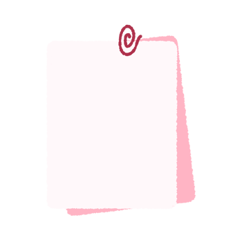 cute sticky note illustration png
