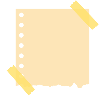 Cute Paper Sticky Note png