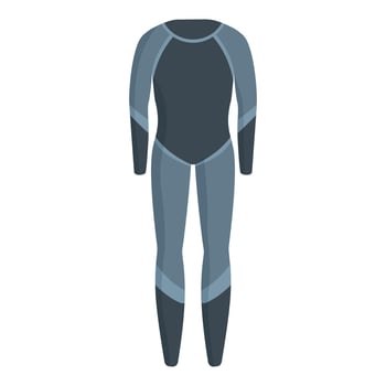 Professional diving suit for exploring the depths of the ocean vector