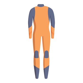 Professional diving suit for deep sea exploration and watersports vector