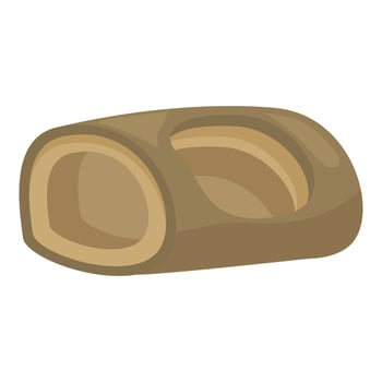 Wooden pet house providing shelter and comfort for small animals vector