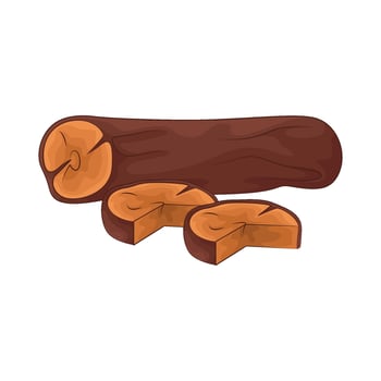 Illustration of wood vector