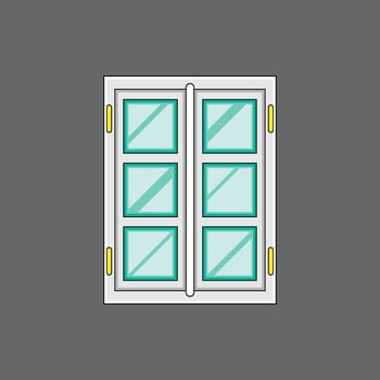The Illustration of Building Window vector