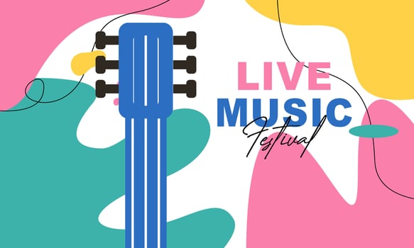 Posters for a summer live music festival or jazz party vector
