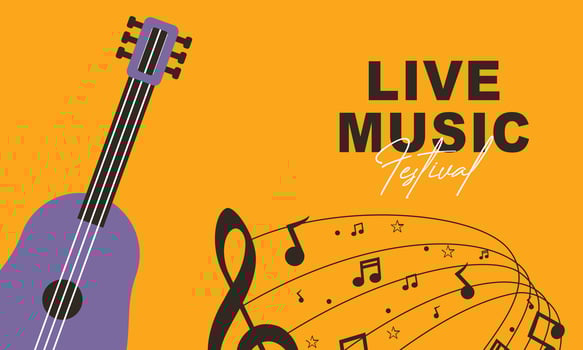Posters for a summer live music festival or jazz party vector