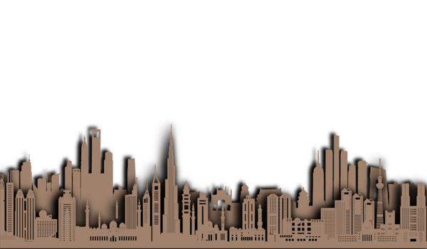 Images showing various architectures in the city png