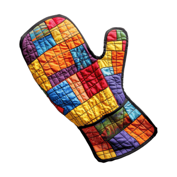 Oven Mitt on Transparent Background png
