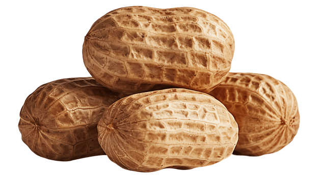 Fresh peanuts on a transparent background png