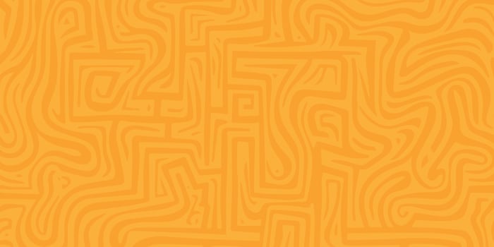 Orange Organic Turing Seamless Pattern. Abstract organic background vector