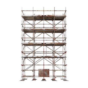 Scaffolding on Transparent Background png