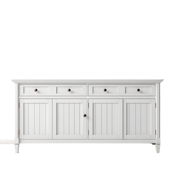 Interior of modern living room with a wooden chest of drawers on transparent background png