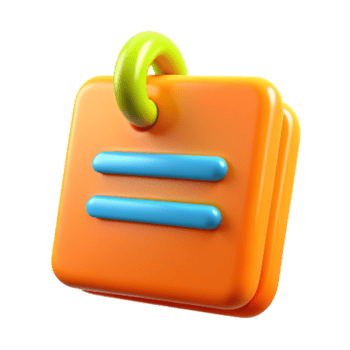 Paper Note 3d Illustration png