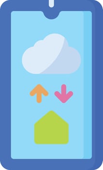 cloud computing illustration design vector