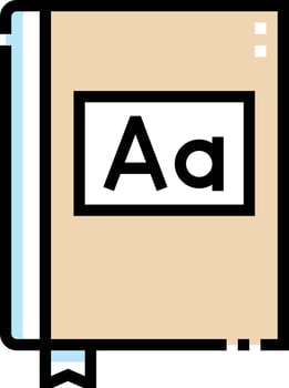 dictionary illustration design vector