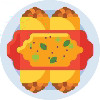 enchilada illustration design vector