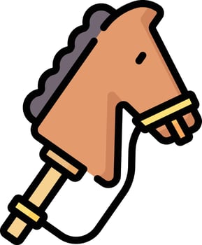 horse illustration design vector