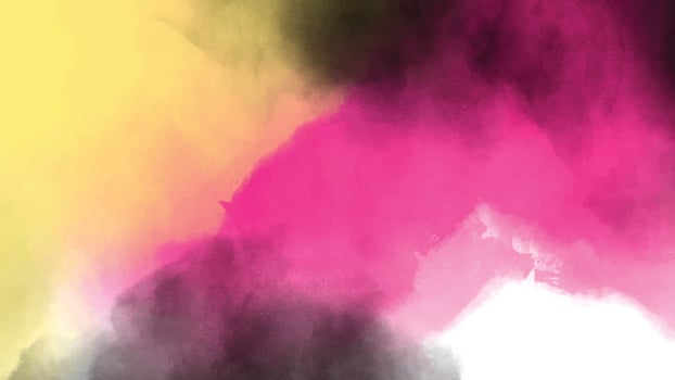 a pink and yellow background. watercolour background vector
