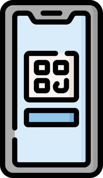 qr code illustration design vector