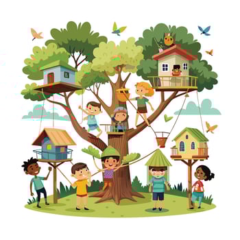 Kids moments illustration concept vector