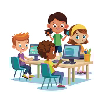 Kids moments illustration concept vector