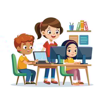 Kids moments illustration concept vector