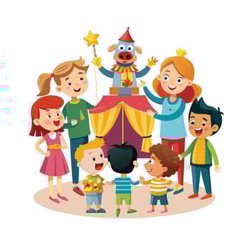 Kids moments illustration concept vector