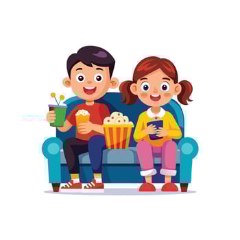 Kids moments illustration concept vector