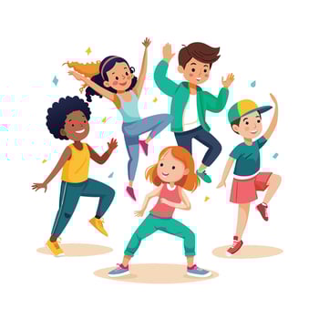 Kids moments illustration concept vector