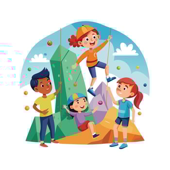 Kids moments illustration concept vector