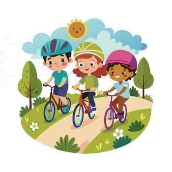Kids moments illustration concept vector