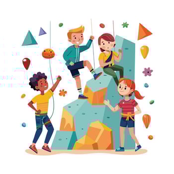 Kids moments illustration concept vector