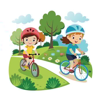 Kids moments illustration concept vector