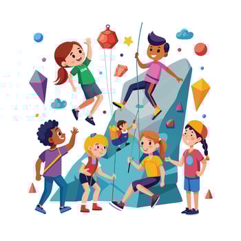 Kids moments illustration concept vector