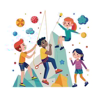 Kids moments illustration concept vector